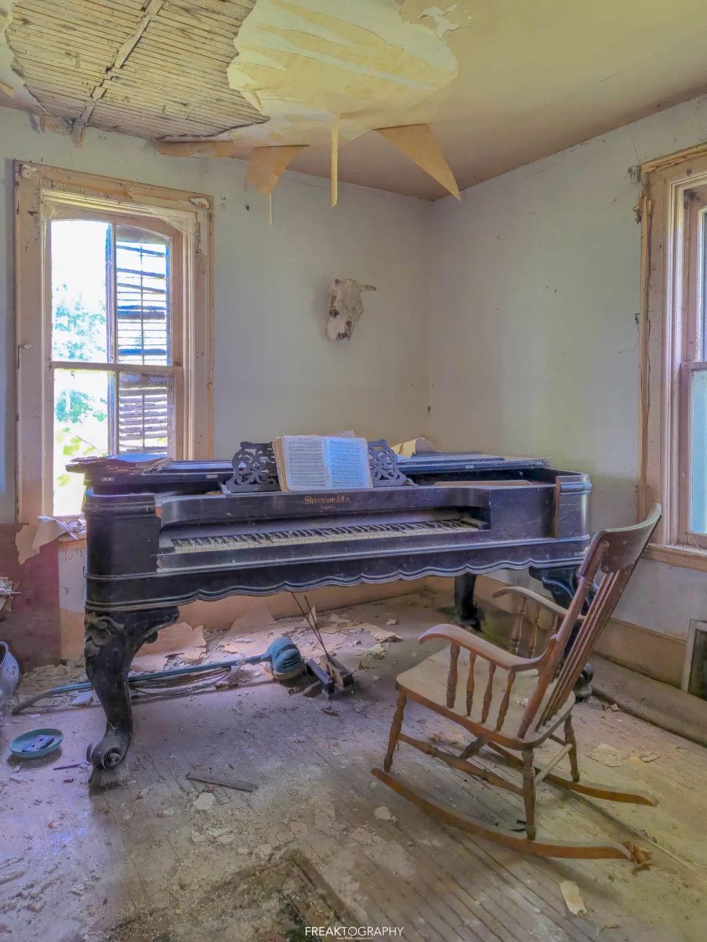 Rediscovering a Neglected Piano in a Victorian Mansion